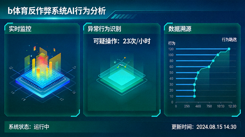 b体育反作弊系统AI行为分析界面示意图