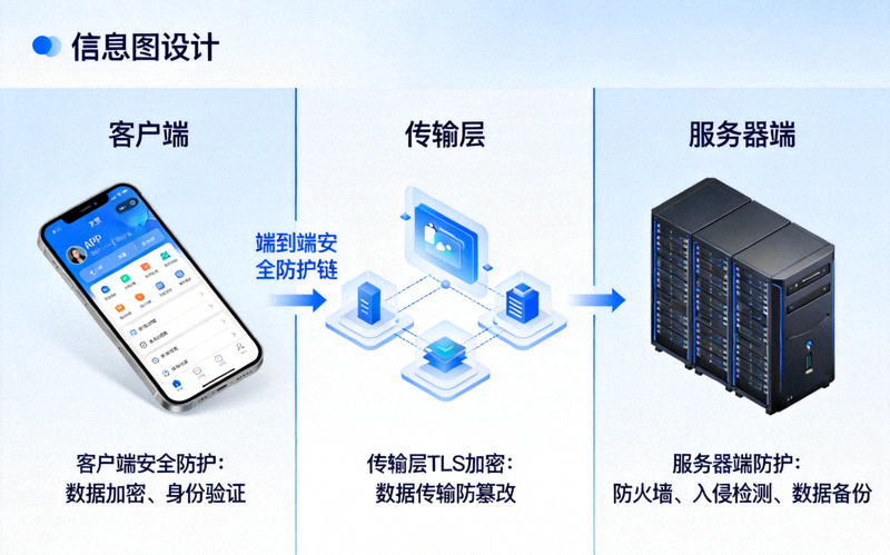 b体育平台端到端安全防护链示意图 - 展示从客户端到服务器的多层安全防护