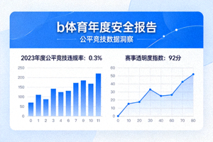 b体育年度安全报告封面，展示公平竞技数据图表